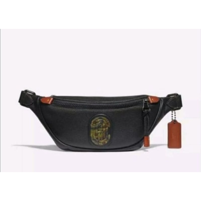 coach belt bag black