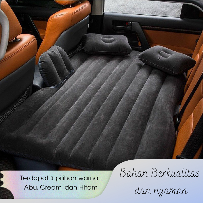 Matras Kasur Angin Tempat Tidur Mobil Standart Set Car Travel Inflatable Bed [ONE BEST ART]