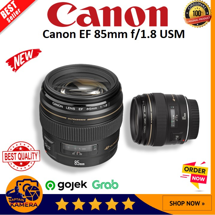 Lensa Canon EF 85mm f/1.8 USM Canon EF 85mm f1.8 USM