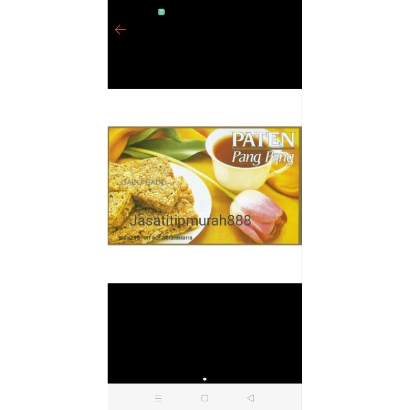 

PANG-PANG PATEN kacang dengan rasa keju