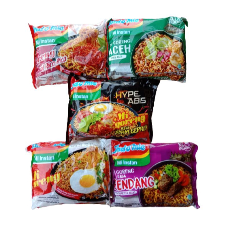 

Mie instan Indomie goreng. Indomie goreng.