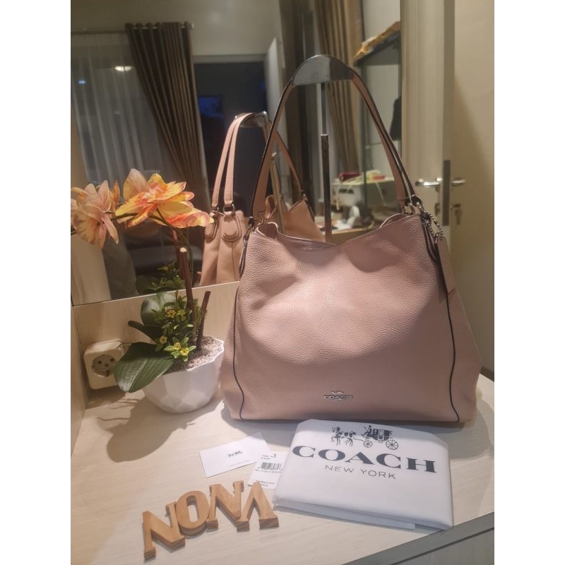 Preloved VVGC‼️ Coach Eddie 31 Shoulder Bag Pink Blush AUTHENTIC