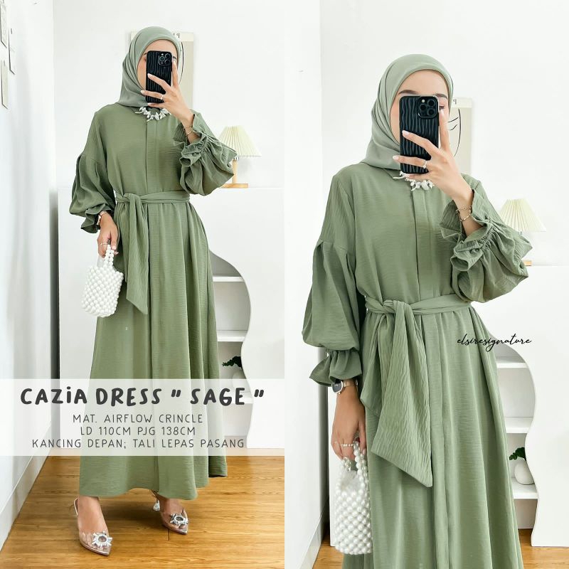 gamis cazia dress by elsire store