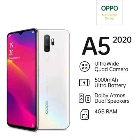 OPPO A5 ram 3/64 Second Rasa baru garansi resmi indonesia