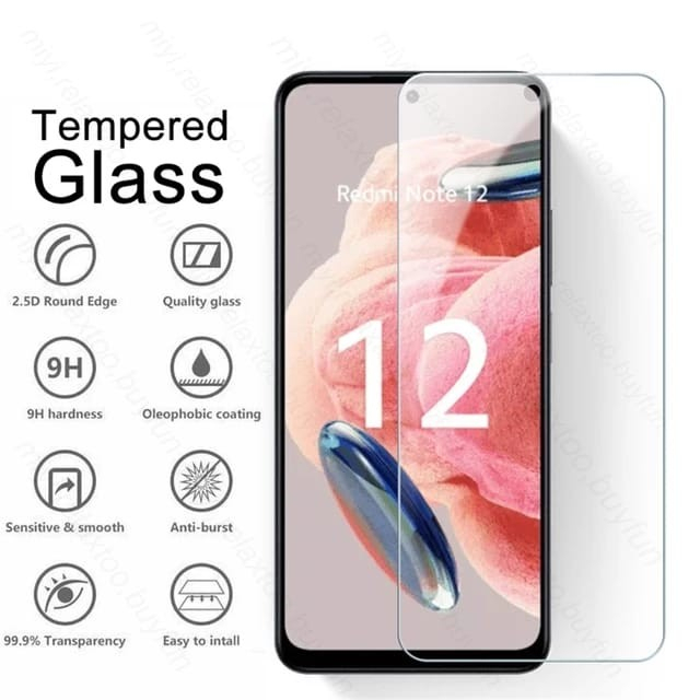 XIAOMI REDMI NOTE 12 12 PRO 11 PRO 5G 10 10S 10 5G 10 PRO 9 9 PRO TEMPERED GLASS CLEAR ANTI GORES KACA