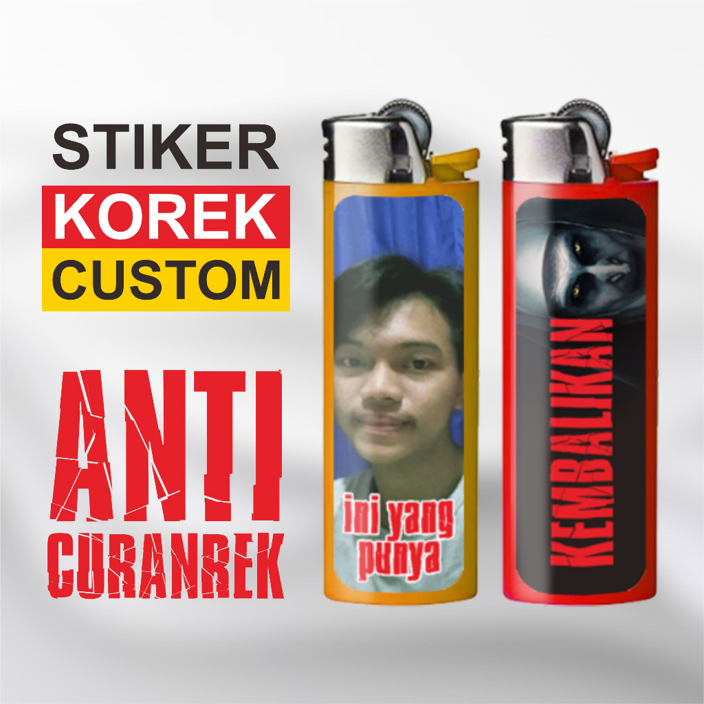 Stiker Korek gas cricket (Isi 96) CUSTOM