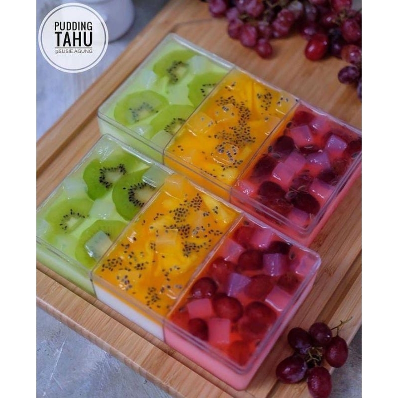 Toples NUAI SN 738 Sekat 3 - Tempat Kue Kering Coklat Permen Dessert Box