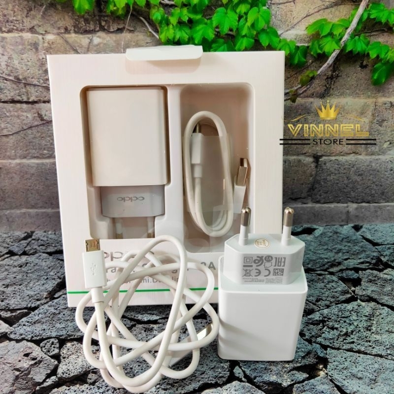 Charger Oppo Original Fast Charging 5V 2A / Charger Oppo F7 F5 F3 F1plus F1s A7 A3s A71 A83 A37