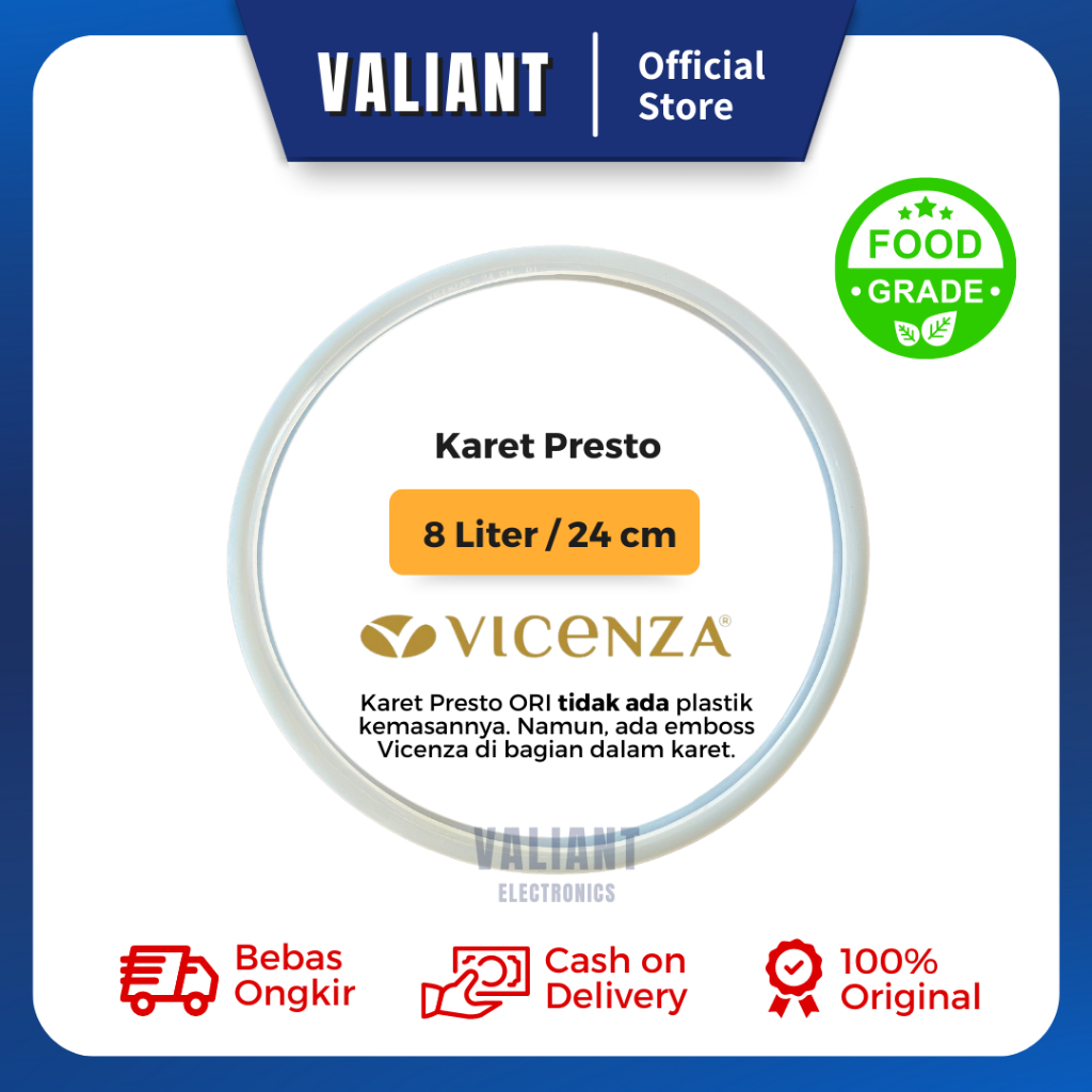 RK Karet Seal Panci Presto Vicenza Original