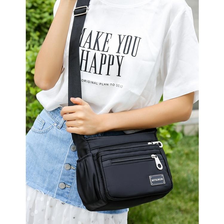 TAS SELEMPANG WANITA PREMIUM KANVAS HITAM BENAYA TA776B5 IMPORT SLING BAG KOREA CEWEK KEKINIAN SHOULDER BAHU BATAM MURAH BRANDED FASHION SIMPLE ORIGINAL TERBARU