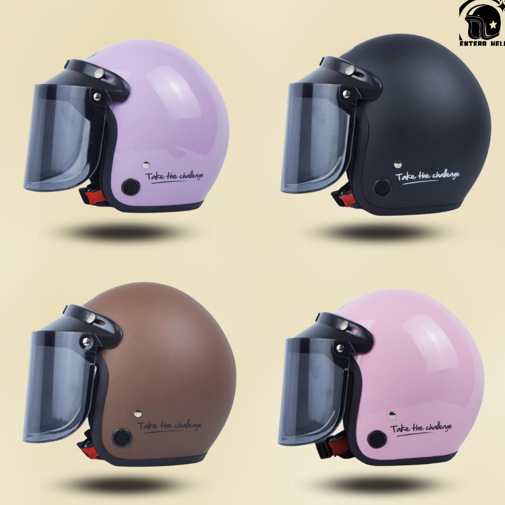 Helm Bogo Helm Retro PRIA WANITA Helm Kekinian Helm Murah RETRO BISA COD