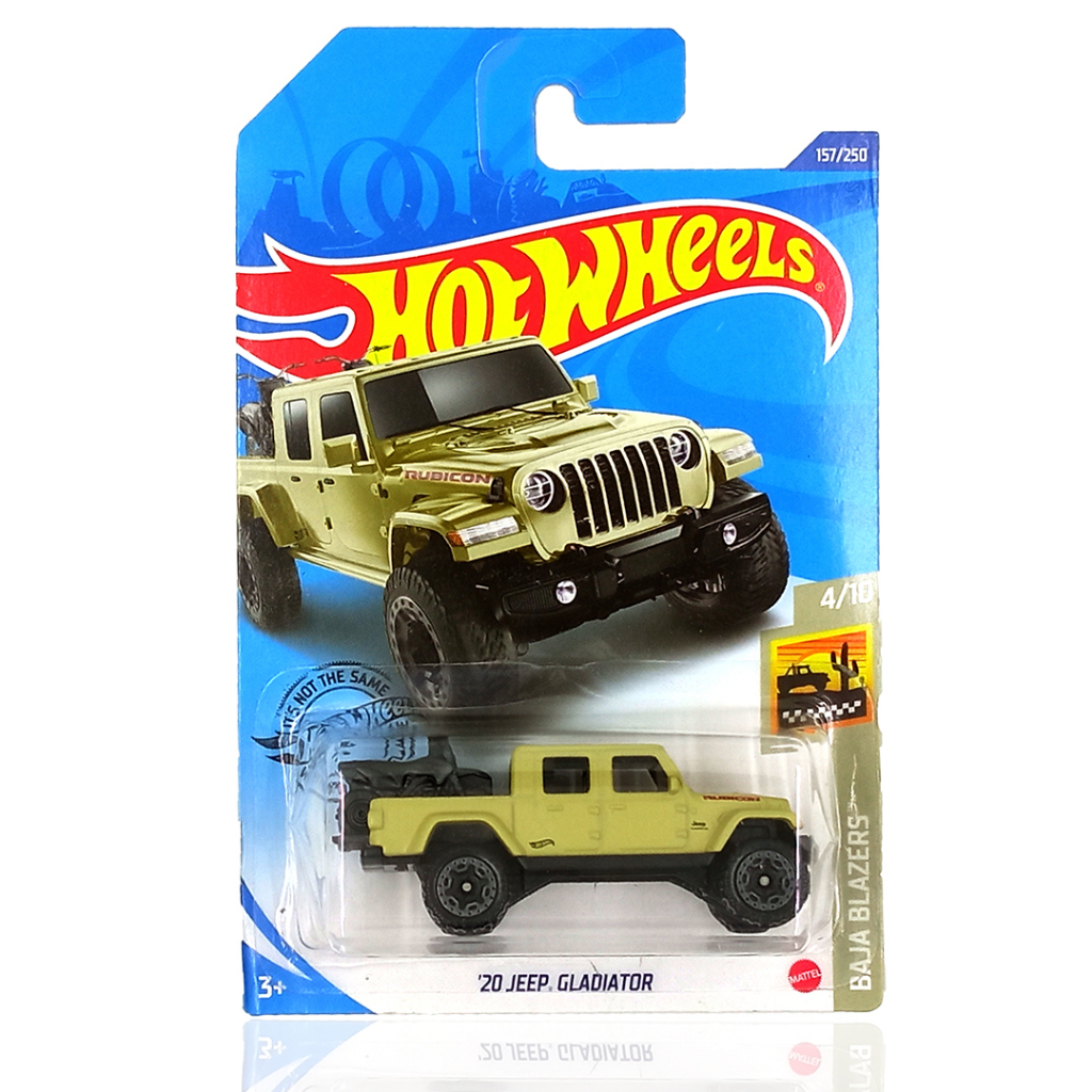 Hot Wheels 20 Jeep Gladiator Cream HW Baja Blazers Mobil Hotwheels