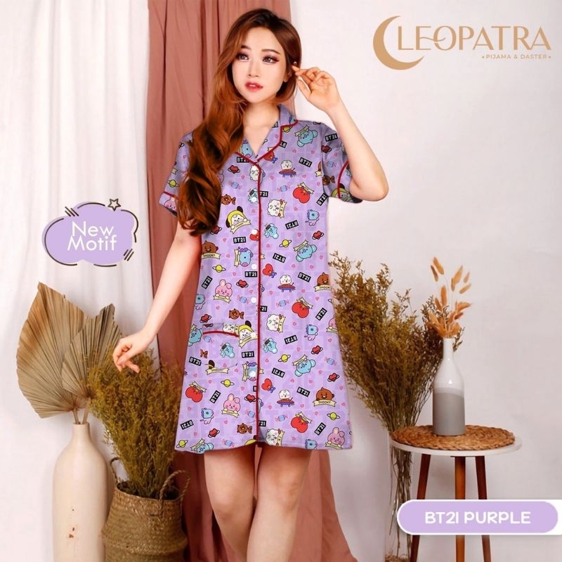 DASTER/PIYAMA BT21 | BAJU TIDUR BT21 DEWASA | DASTER KEKINIAN