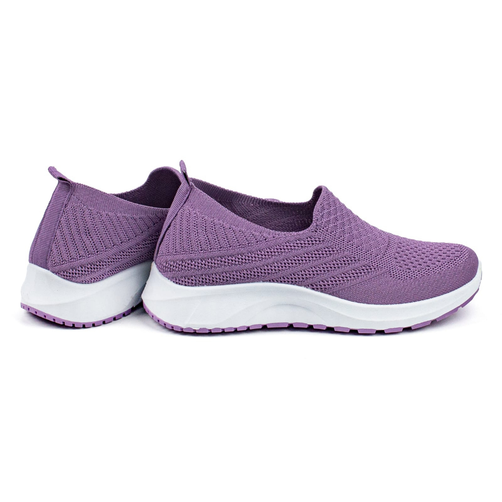 Sepatu Sneakers  Wanita Import Rajut Cewek Sport Shoes Kasual Fashion Wanita Model Terbaru 2023 Slip On K8141