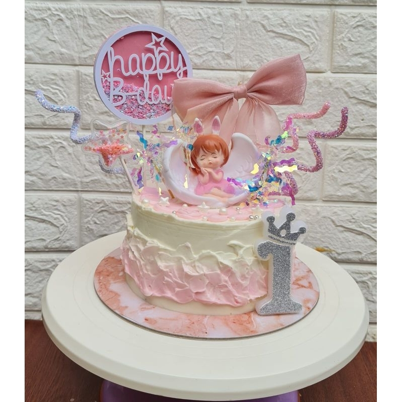 

CUSTOM BIRTHDAY CAKE / KUE ULANG TAHUN ANAK BRIDAL SHOWER