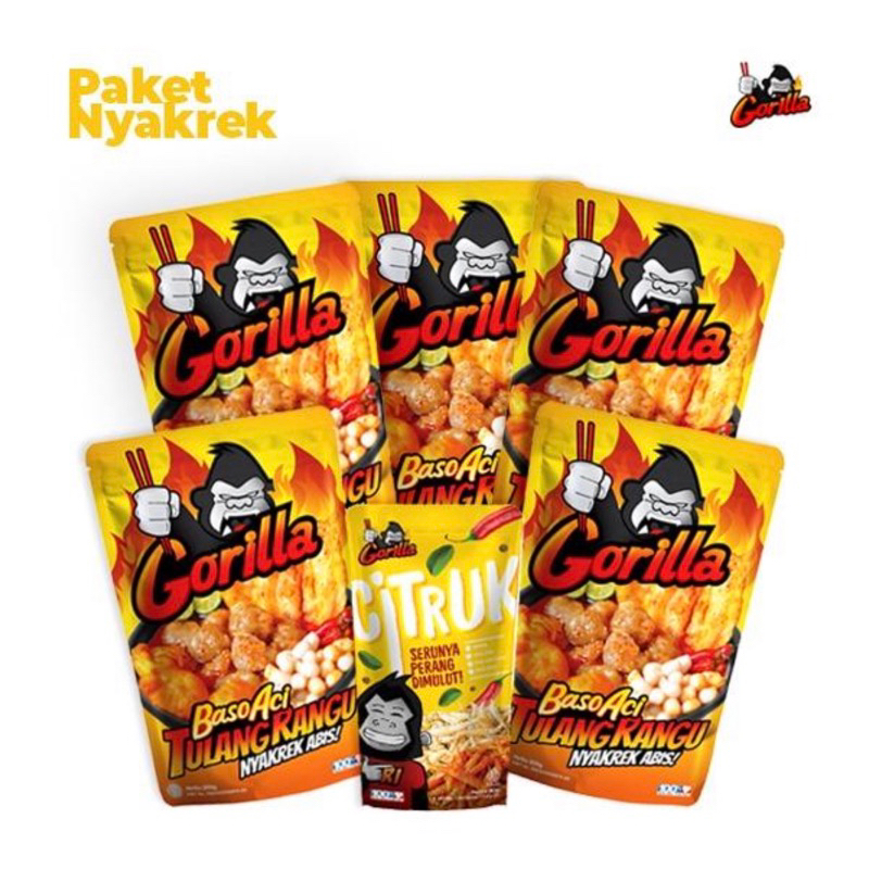 

Gorilla Instan - Paket Nyakrek Gorilla