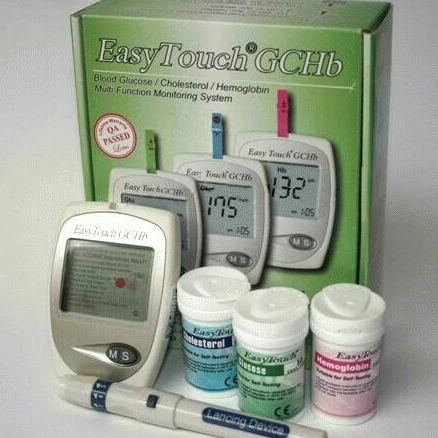 Alat Cek GCHB 3 in 1 Easytouch ( Hemoglobin Glucose Cholesterol )