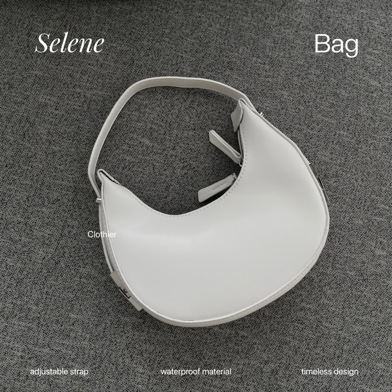 CLOTHIER | Selene Crescent Bag - Tas Bahu Shoulder Bag Trendy Korean