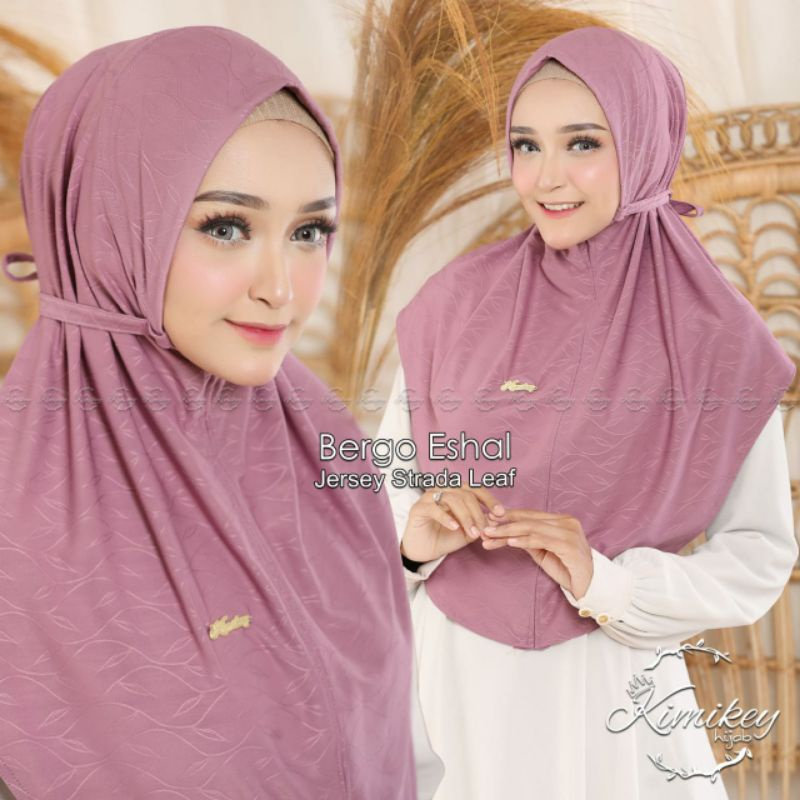 HIJAB INSTAN NON PET MATT JERSEY STRADA LEAF BY KIMIKEY - ESHAL