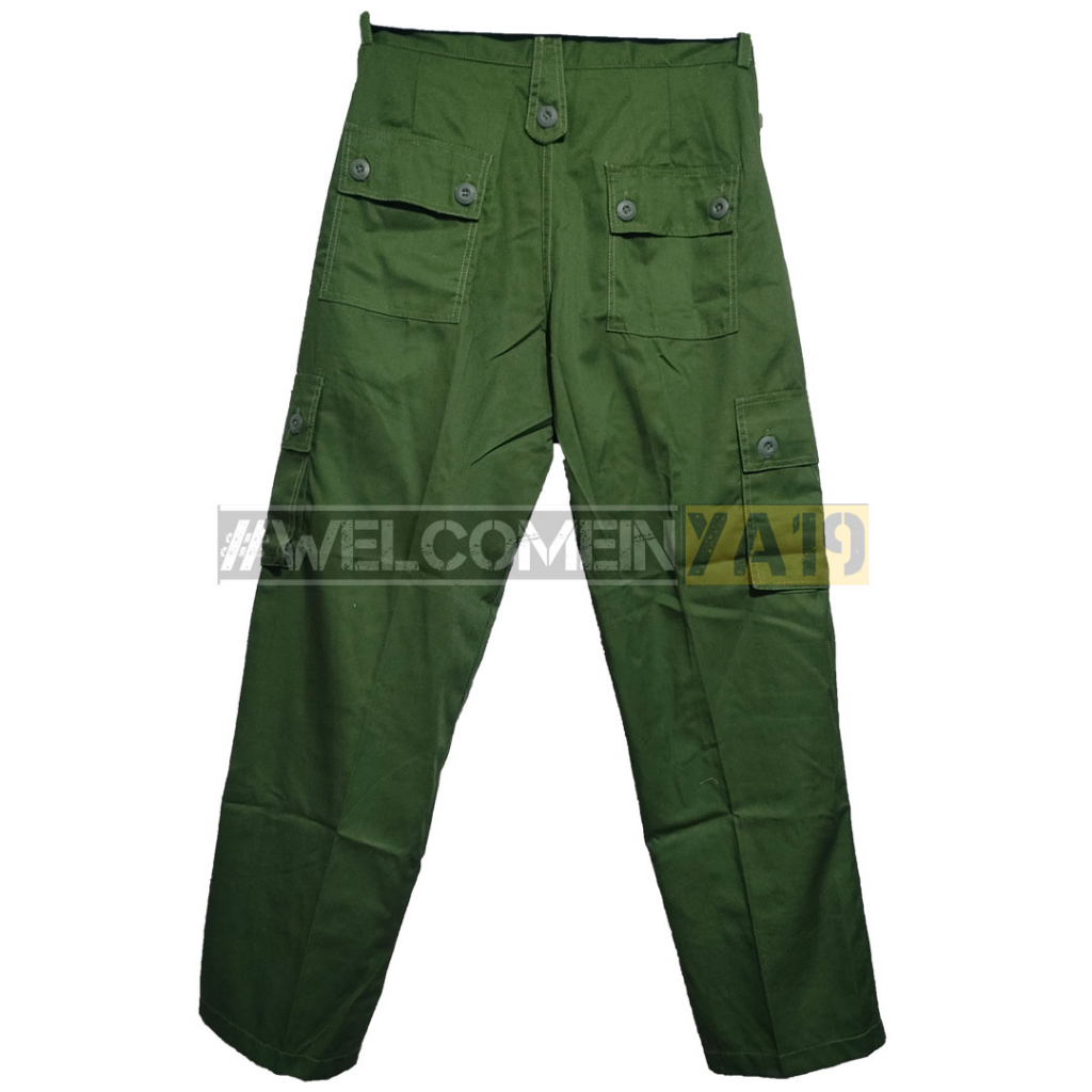 Baju Setelan PDL Linmas Hijau / Seragam PDL Linmas / Seragam Hansip American Drill