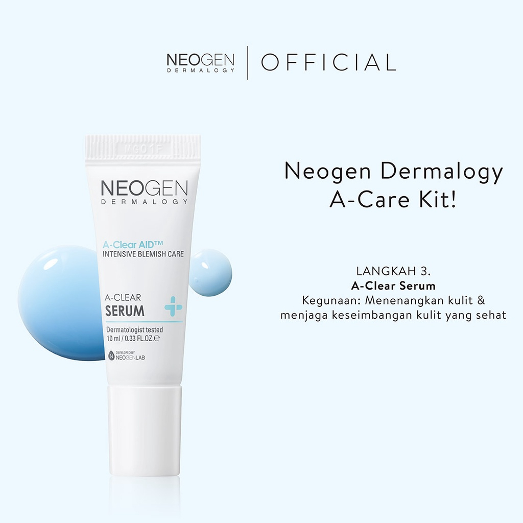 Neogen Dermalogy A-Care Kit Skincare Foam Cleanser Toner Serum