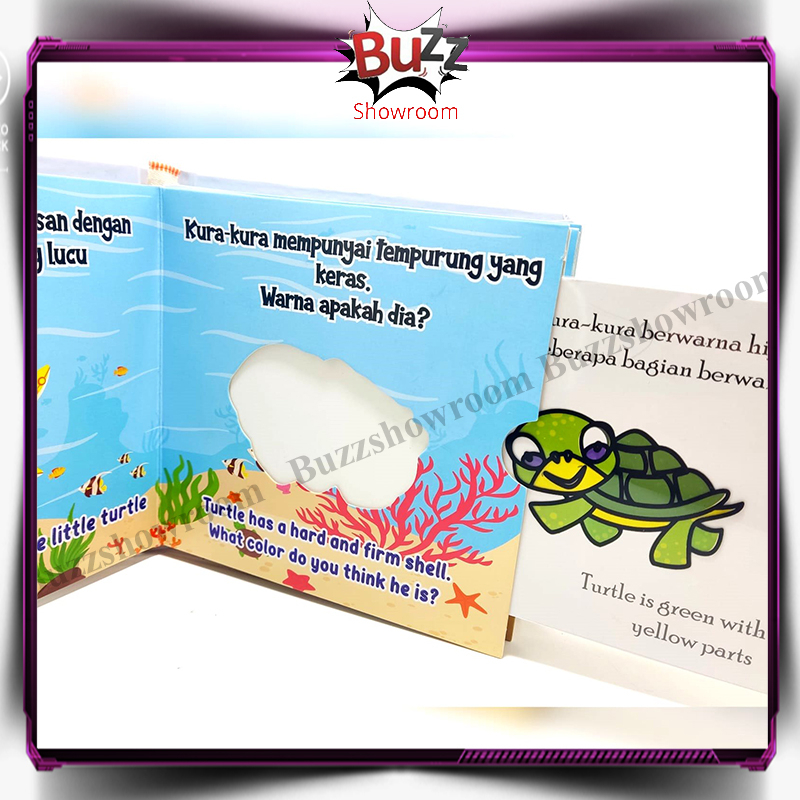 The Ocean Magic Color Book Buku Cerita Anak Balita Belajar Warna Bayi