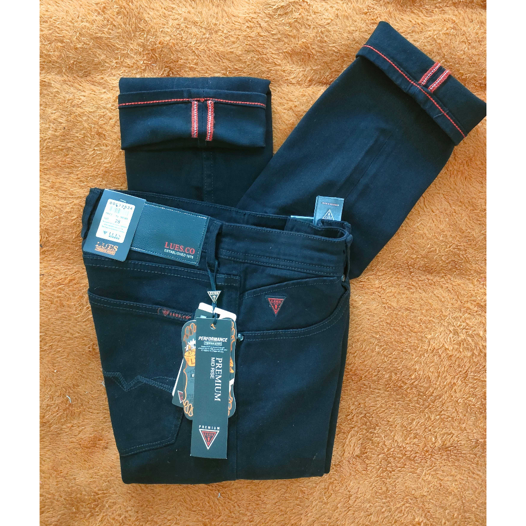 CELANA PANJANG PRIA.CELANA JEANS PRIA>CELANA STANDAR PRIA>CELANA HITAM PRIA.LUES.CO