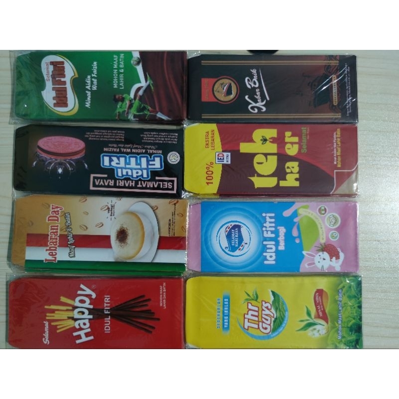 

Amplop Lebaran Panjang Motif Snack Viral