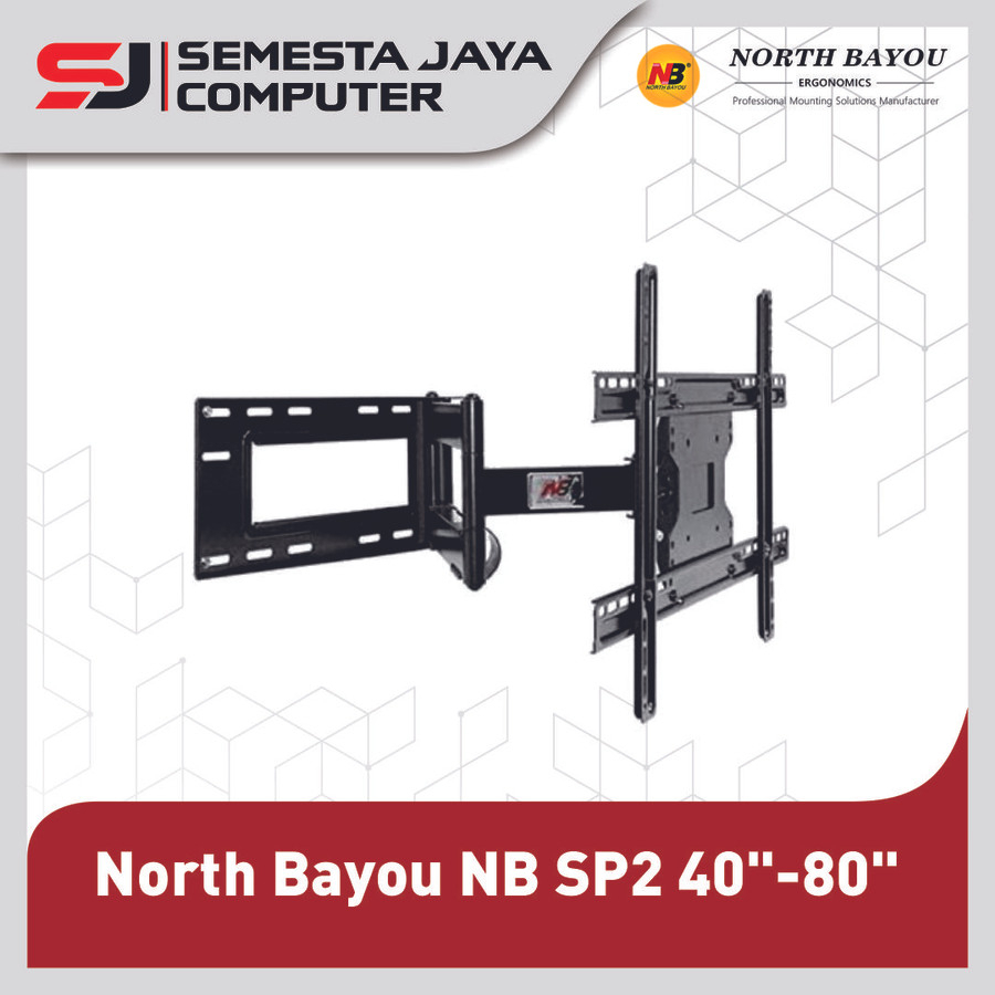 NBSP2 North Bayou NB SP2 40&quot;-80&quot; TV BREKET SWIFFEL BRACKET TV 80 inch