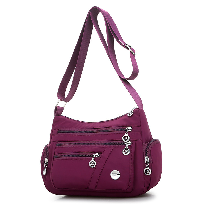 TAS SELEMPANG WANITA ANTI AIR JINGPIN IMPORT KOREA FASHION CEWEK MURAH UNGU BRANDED BATAM KEKINIAN SLING BAG REMAJA SHOULDER BAHU PREMIUM SIMPLE TA775M2 CASUAL