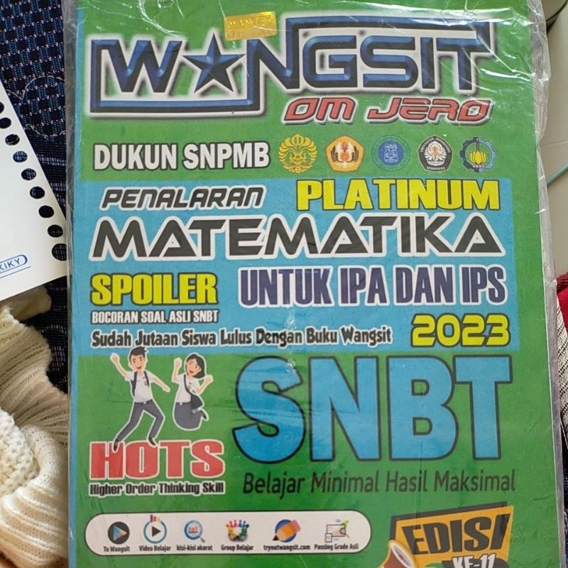 Wangsit utbk snbt 2023 asli paket 4 buku lengkap