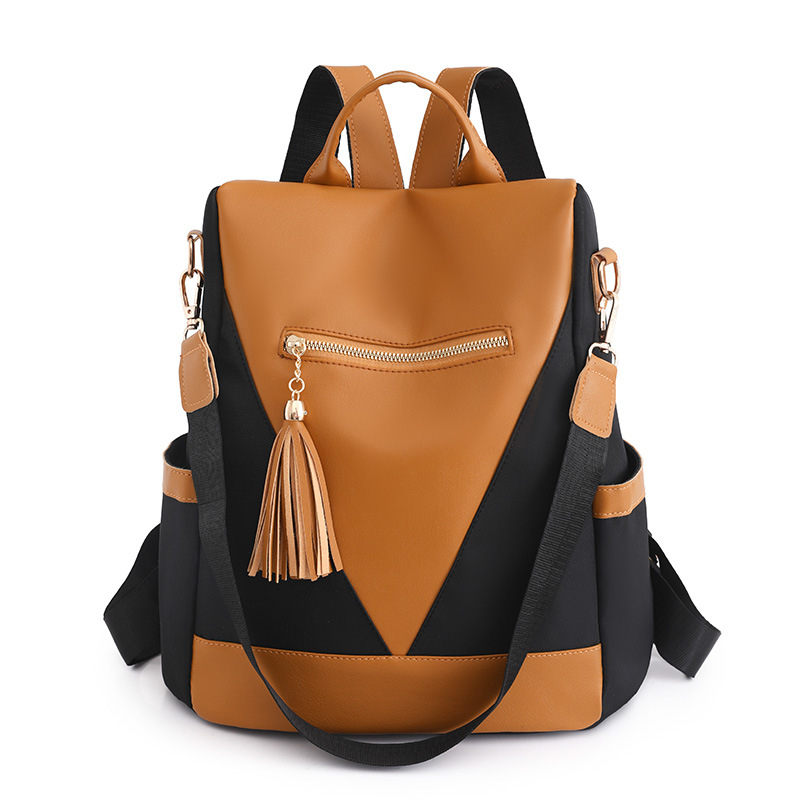 TAS RANSEL WANITA KOREA PREMIUM IMPORT REMAJA KEKINIAN BACKPACK KULIT MURAH COKLAT TEFANIA TA784B7 CEWEK GENDONG PUNGGUNG SEKOLAH KULIAH KERJA BESAR FASHION BATAM SIMPLE