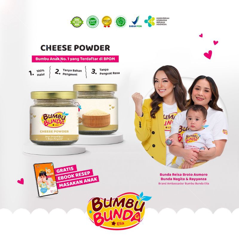 

Bumbu Bunda Elia Cheese Powder/ Cheese Powder sehat