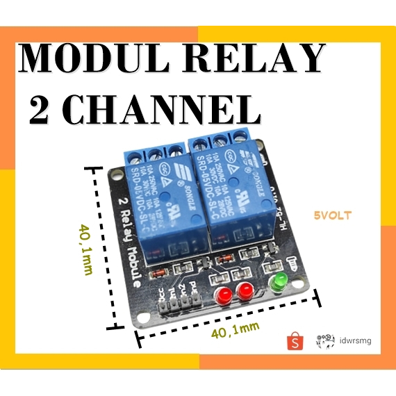 Modul Relay 2 Indoware Modul Relay 2 Channel