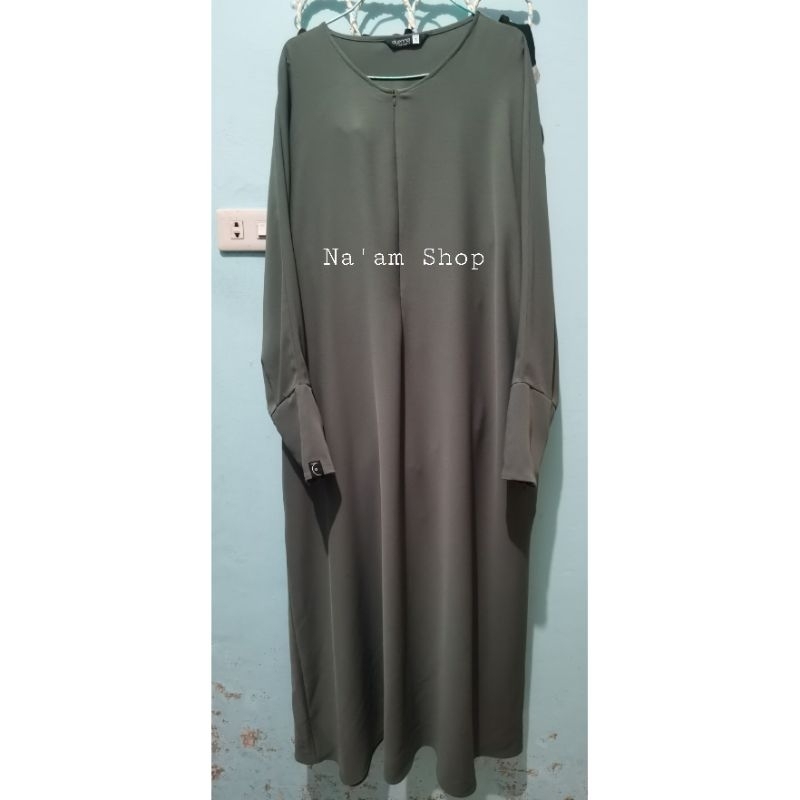 PRELOVED JEMIMA ABAYA DEEP LICHEN ALJENNA