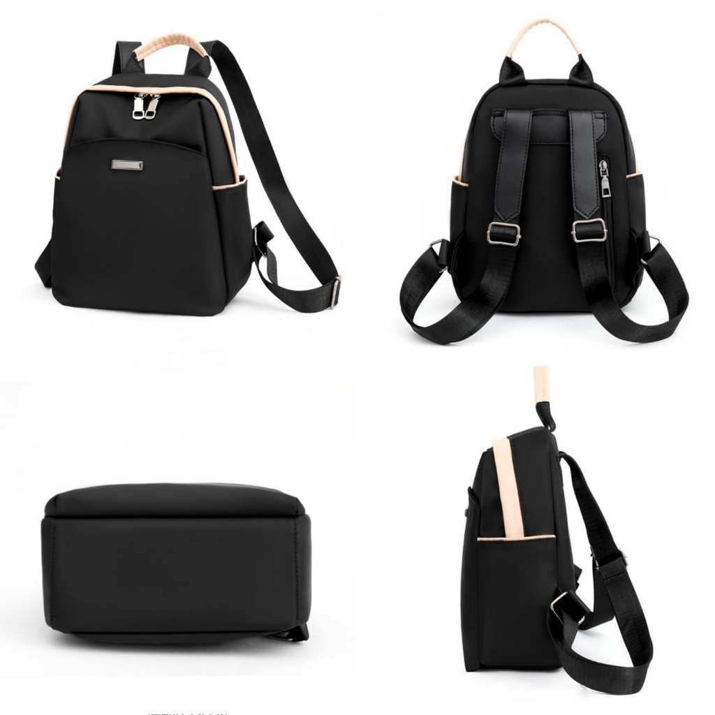 TAS RANSEL WANITA PREMIUM ANTI AIR BACKPACK GENDONG PUNGGUNG IMPORT KEKINIAN SEKOLAH KULIAH KERJA MURAH REMAJA CEWEK BATEMI HITAM TA785B5 KOREA TERBARU SIMPLE BRANDED BATAM