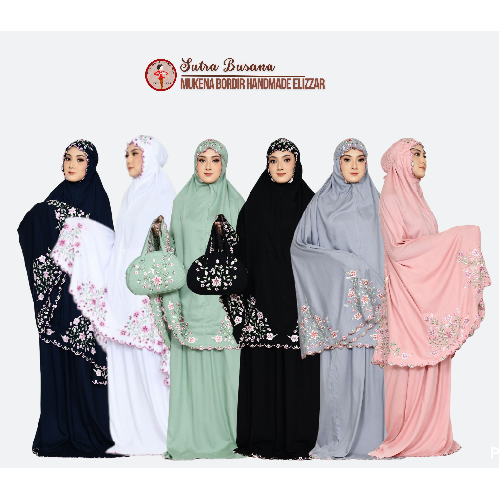Pusat Bordir Tasikmalaya - Mukena Bordir Handmade Elizzar