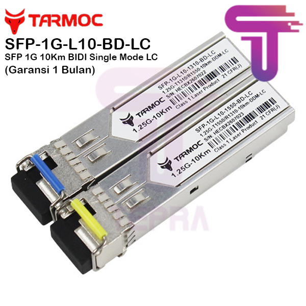 Tarmoc SFP-1G-L10-BD-LC | SFP 1G BiDi 10KM SM LC | SFP 1G 10KM LC