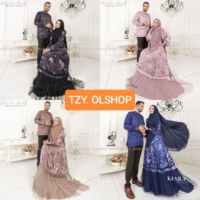 KIARA set syari COUPLE Original By Rayna ✓ TZY. Olshop ✓ -up