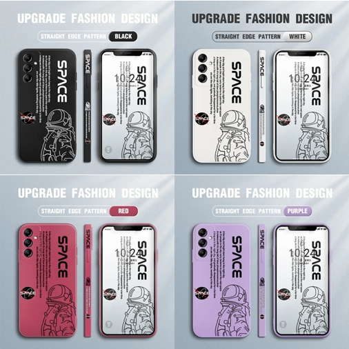Case Samsung A54 A34 5G Space Nasa Casing Fashion Gambar Softcase Silicone Cartoon Phone Cover