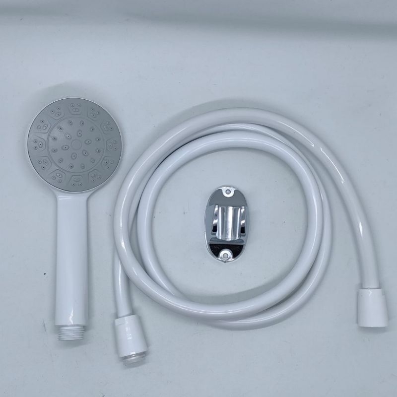 HAND SHOWER MANDI PUTIH SET/SHOWER MANDI PVC