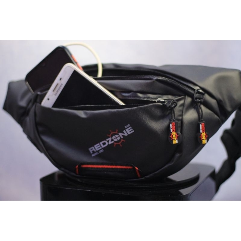 TAS SELEMPANG PRIA WANITA#WAISTBAG REDZONE # WESBEK ANTIAIR #WAISTBAG WATERPROOF #WAISTBAG PRIA WANI