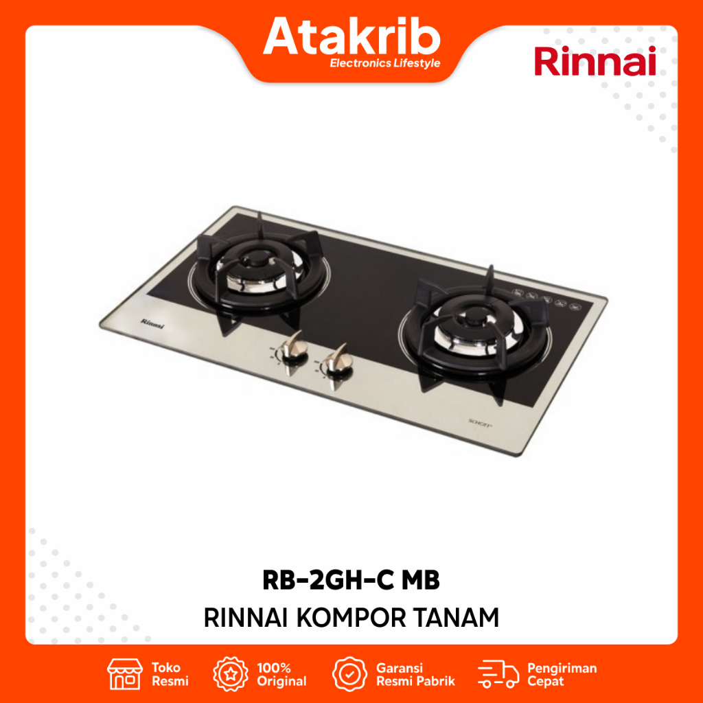 RINNAI KOMPOR TANAM RB-2GH-C MB 2 TUNGKU