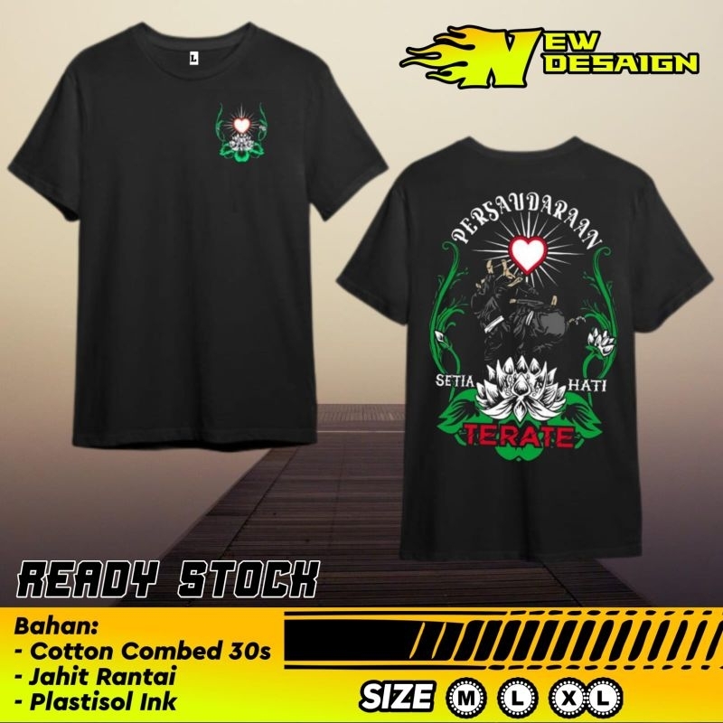 kaos Terate motif bunga teratai terbaru