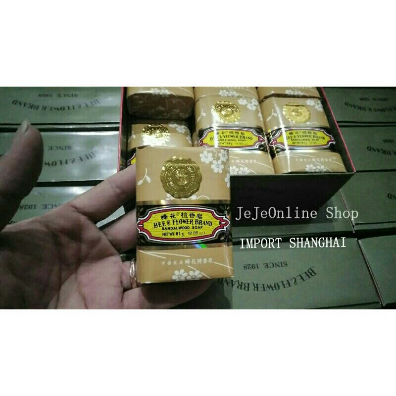 "JEJEONLINE" SABUN TAWON ASLI ORIGINAL 81GR IMPORT BEE FLOWER