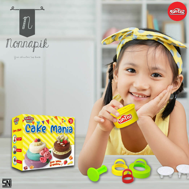 Fun Doh Cake Mania - Lilin Mainan Anak FunDoh