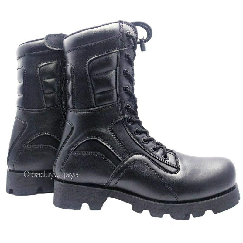 (COD) SEPATU PDL HITAM TNI POLRI SECURITY TERLARIS