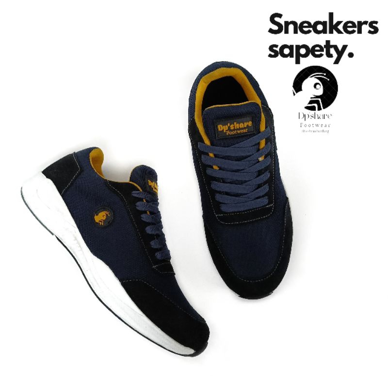 Sepatu Safety Sport Sneakers Pria | safety ujung besi