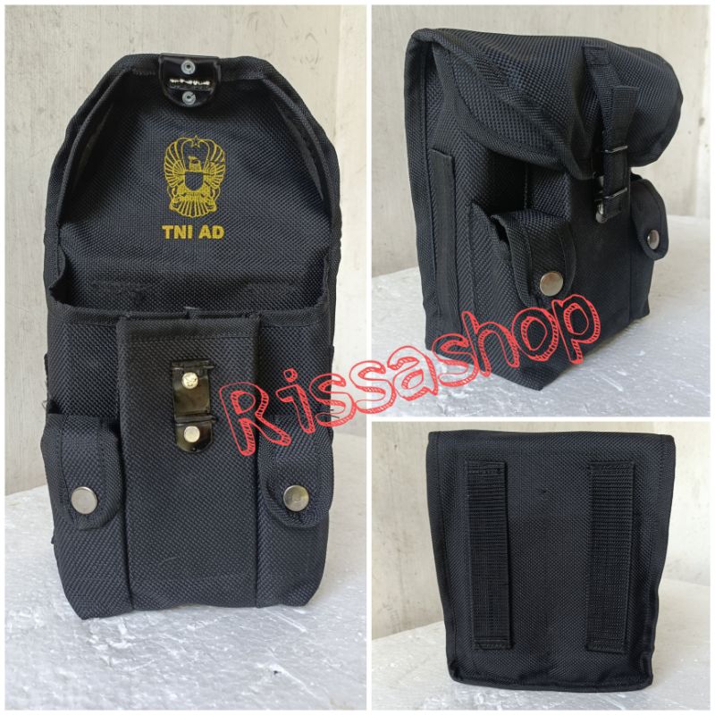 Tas Box Magazin TNI AD Hitam
