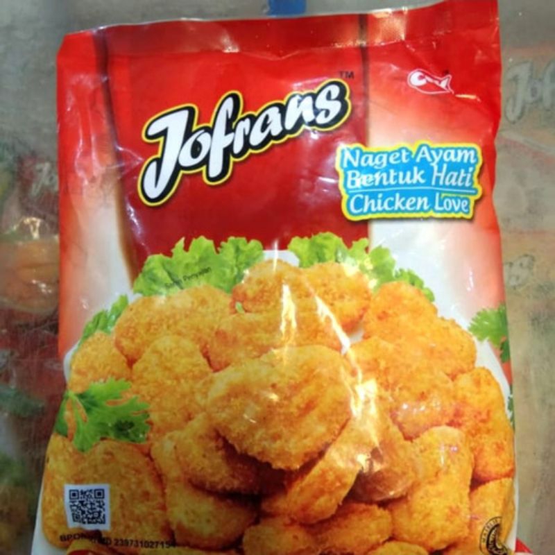 

Naget Jofrans Bentuk Hati 500g